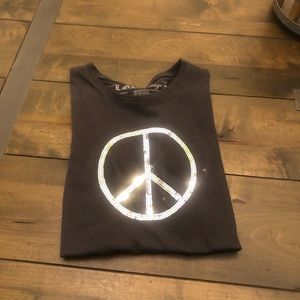 L.O.L. Vintage Sequin Peace Top